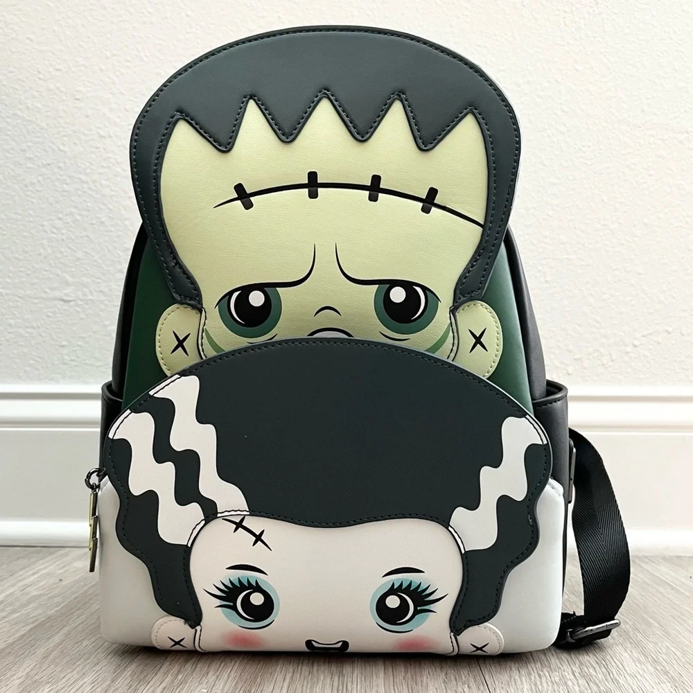 Loungefly Universal Monsters Frankenstein & Bride Cosplay Mini Backpack